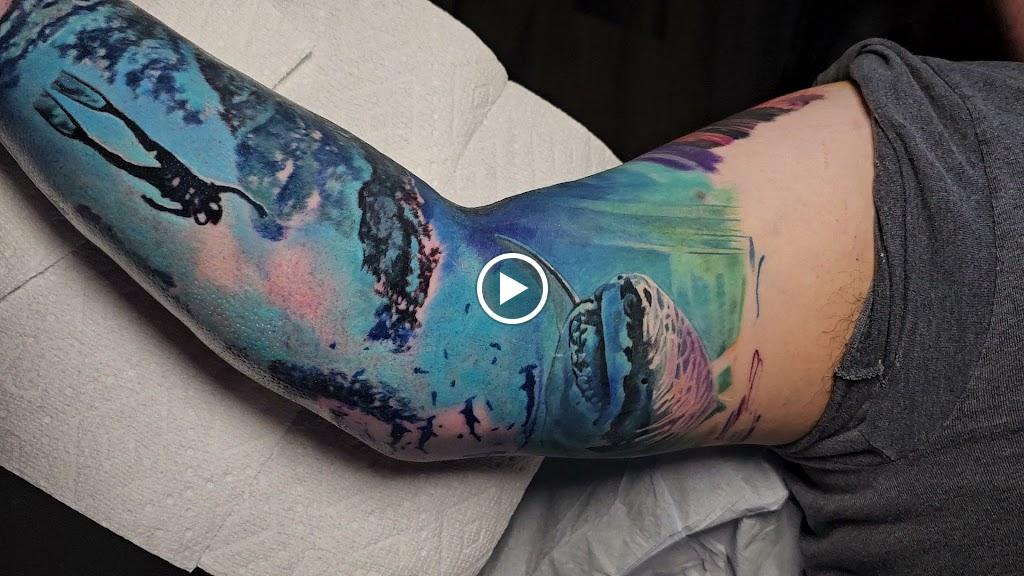 Twin Ravens Tattoo Tattoo in Wasilla, Alaska