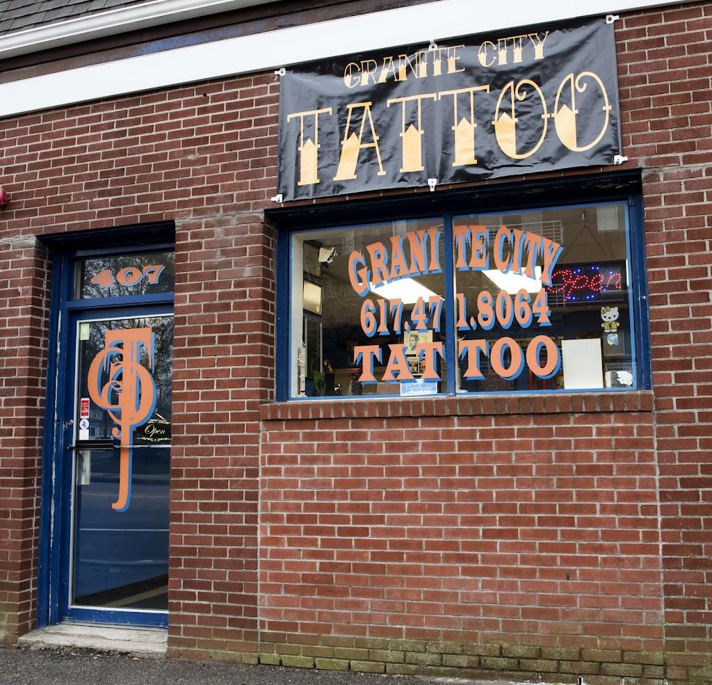 Granite City Tattoo Exterior in Quincy, Massachusetts