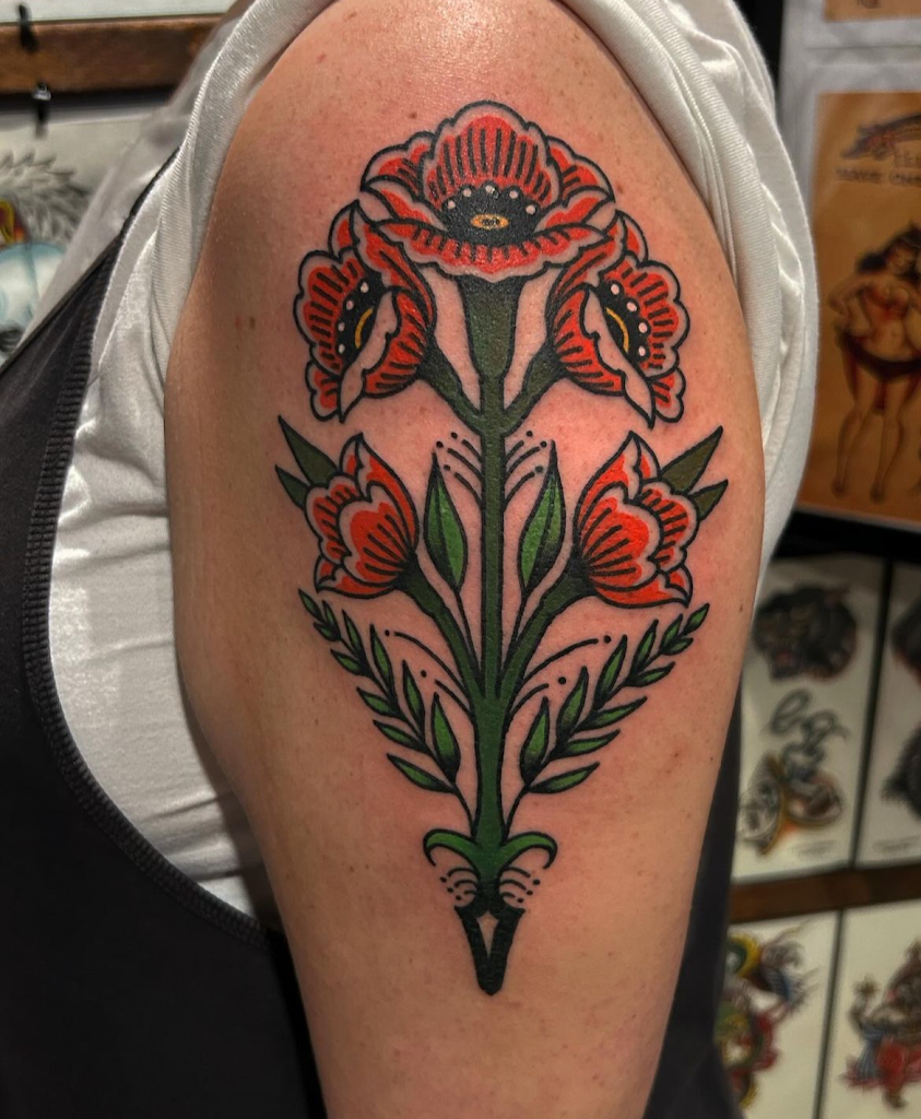 The Bell Rose Tattoo By owner in Daphne, Alabama