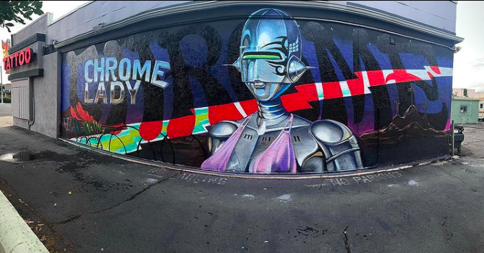 The Chrome Lady Tattoo