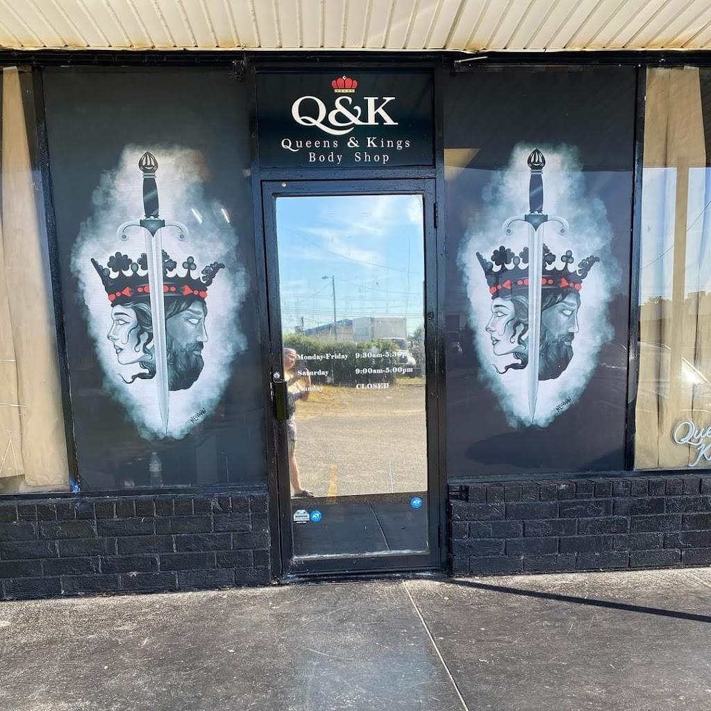 Queens & Kings Body Shop Exterior in Charlotte, North Carolina