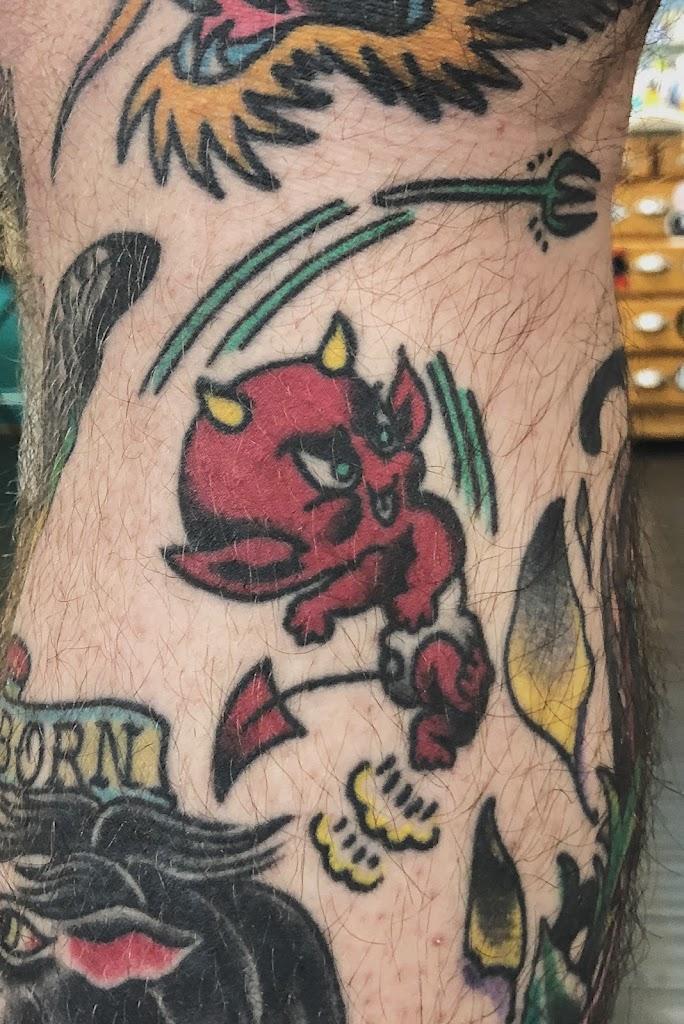 Electric Dagger Tattoo in Jackson, Mississippi