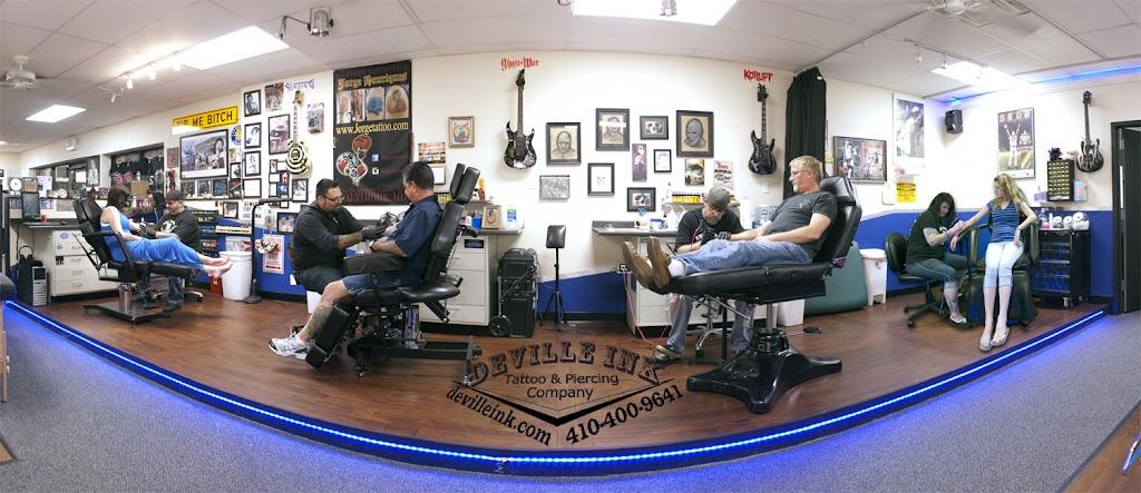 Deville Ink Tattoo & Piercing Company Inside in Baltimore, Maryland