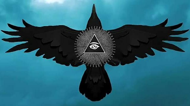 Crow In Ascension Tattoo