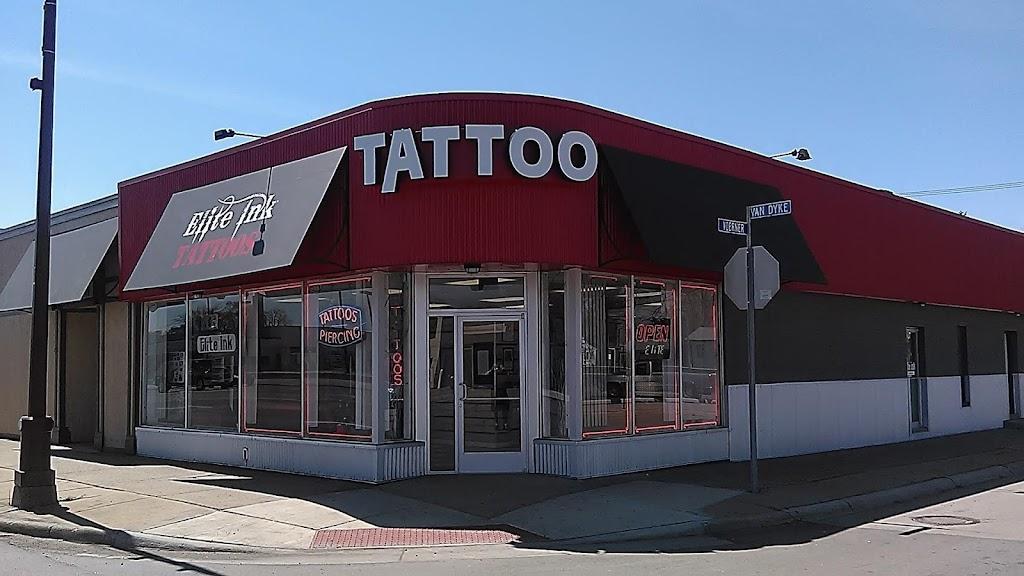 Elite Ink Tattoo Studios Exterior in Center Line, Michigan