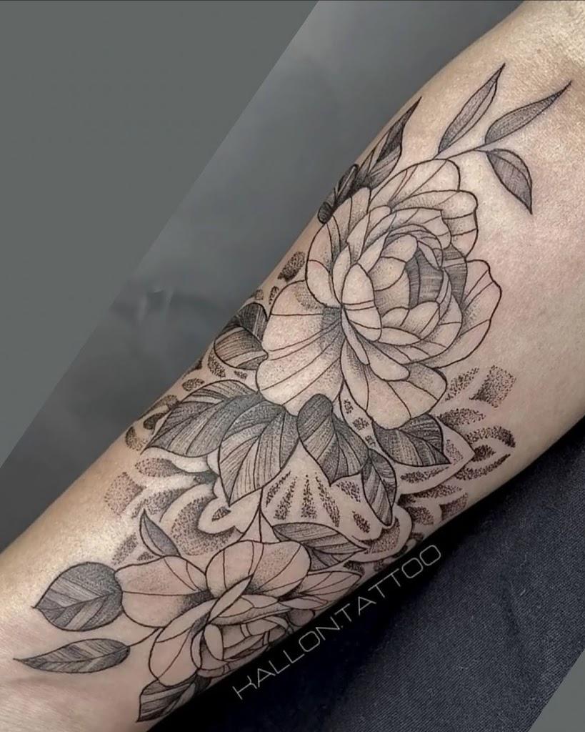 Gilded Rose Tattoo