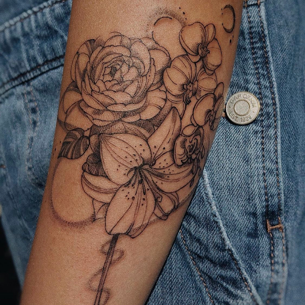 Two Cranes Tattoo