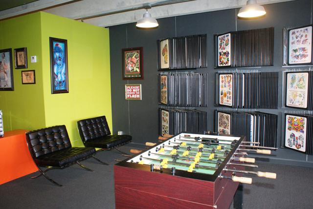 American Tattoo & Body Piercing Inside in Omaha, Nebraska