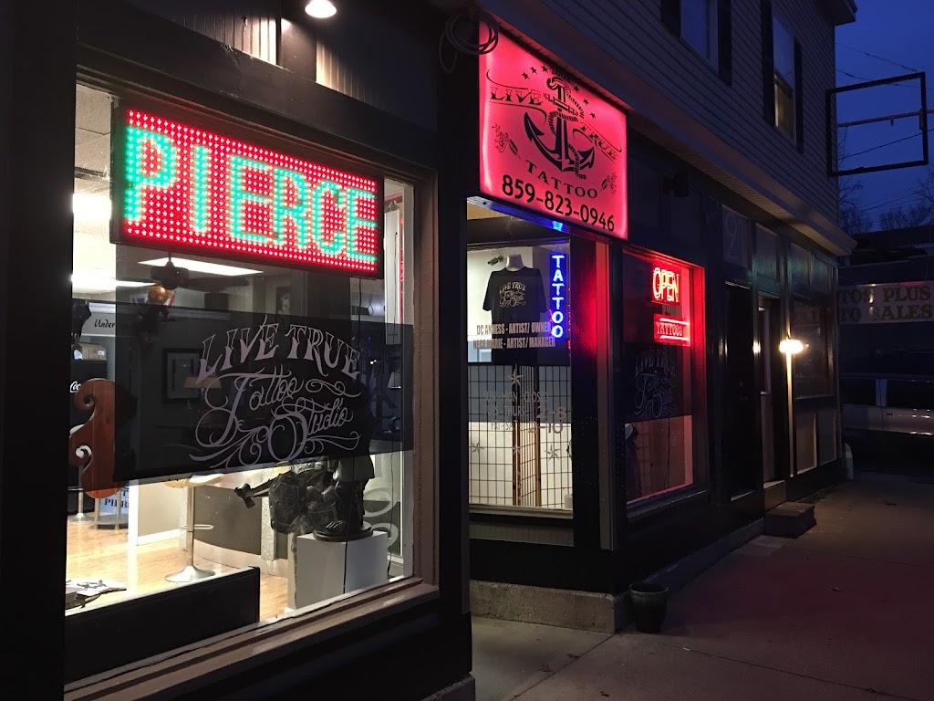 Live True Tattoo Exterior in Dry Ridge, Kentucky