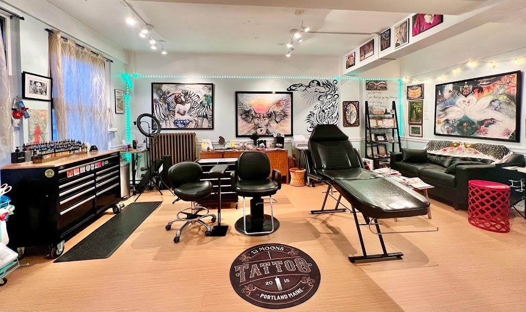 The Eye of Henna & 13 Moons Tattoo Studio Inside in Portland, Maine