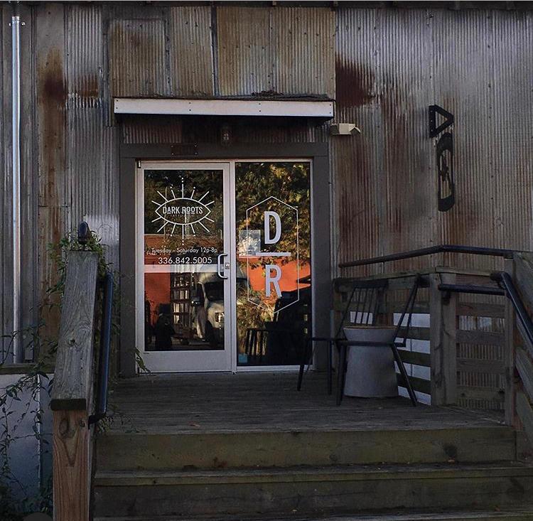 Dark Roots Tattoo Co. Exterior in Winston-Salem, North Carolina