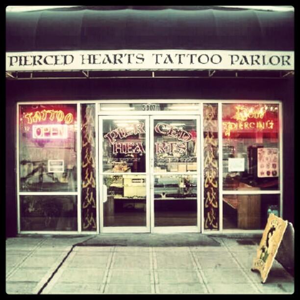 Pierced Hearts Tattoo Parlor Exterior in Seattle, Washington