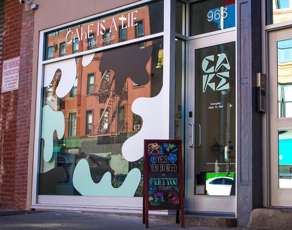 Cake Is a Lie Tattoo Parlor Exterior in New York, New York