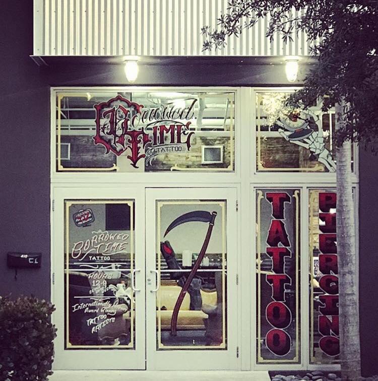 Borrowed Time Tattoo Gallery Exterior in Fort Lauderdale, Florida