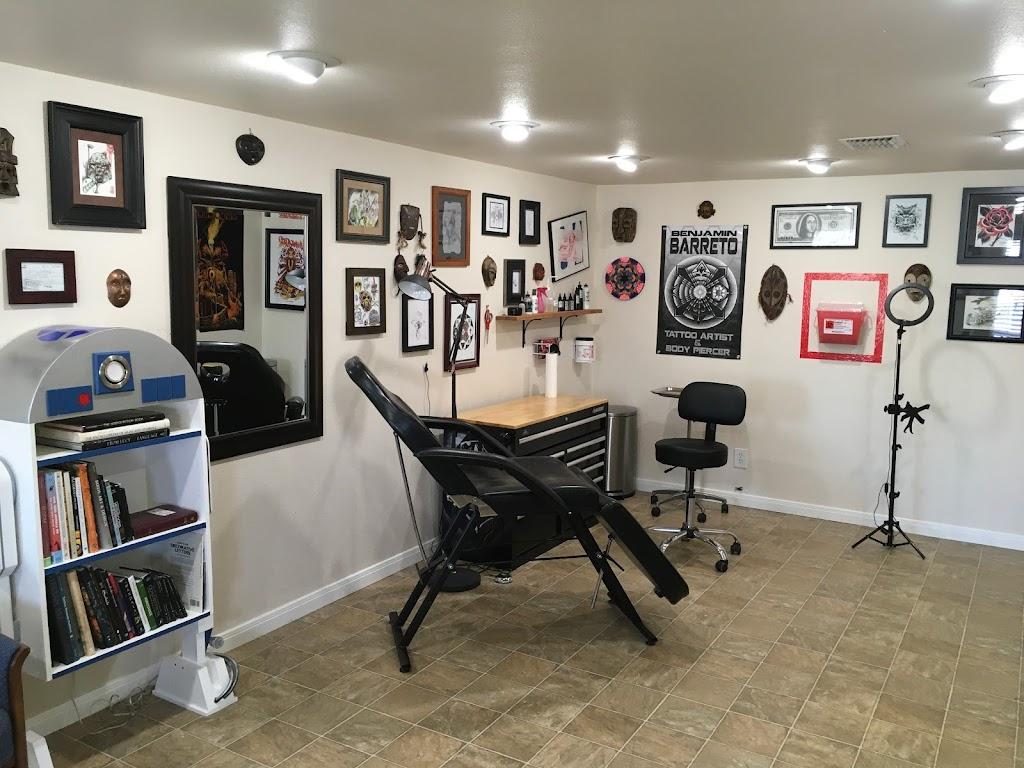 Atlas Tattoo and Piercing Studio Inside in Columbus, Texas