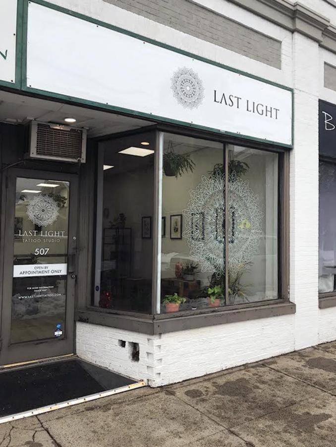 Last Light Tattoo Studio Exterior in Medford, Massachusetts