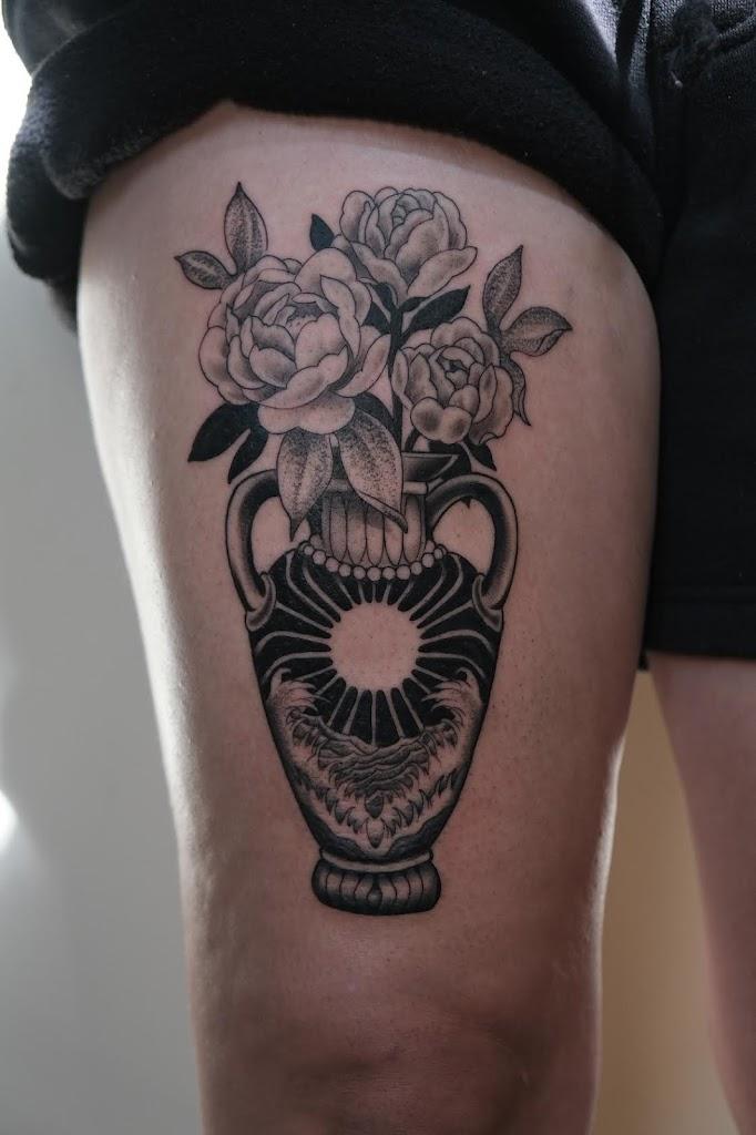 Gray Wash Tash Tattoo Tattoo in Seattle, Washington
