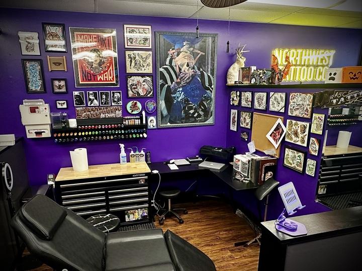 Northwest Tattoo Company Inside in New Hartford, Connecticut