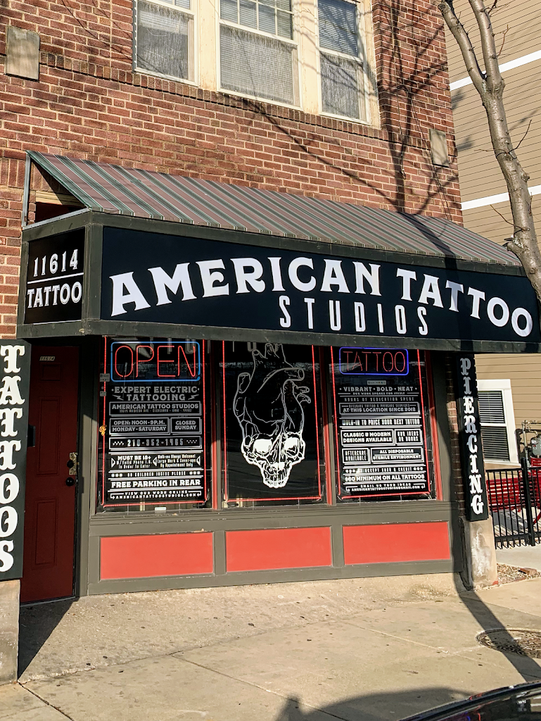 American Tattoo Studios Exterior in Cleveland, Ohio