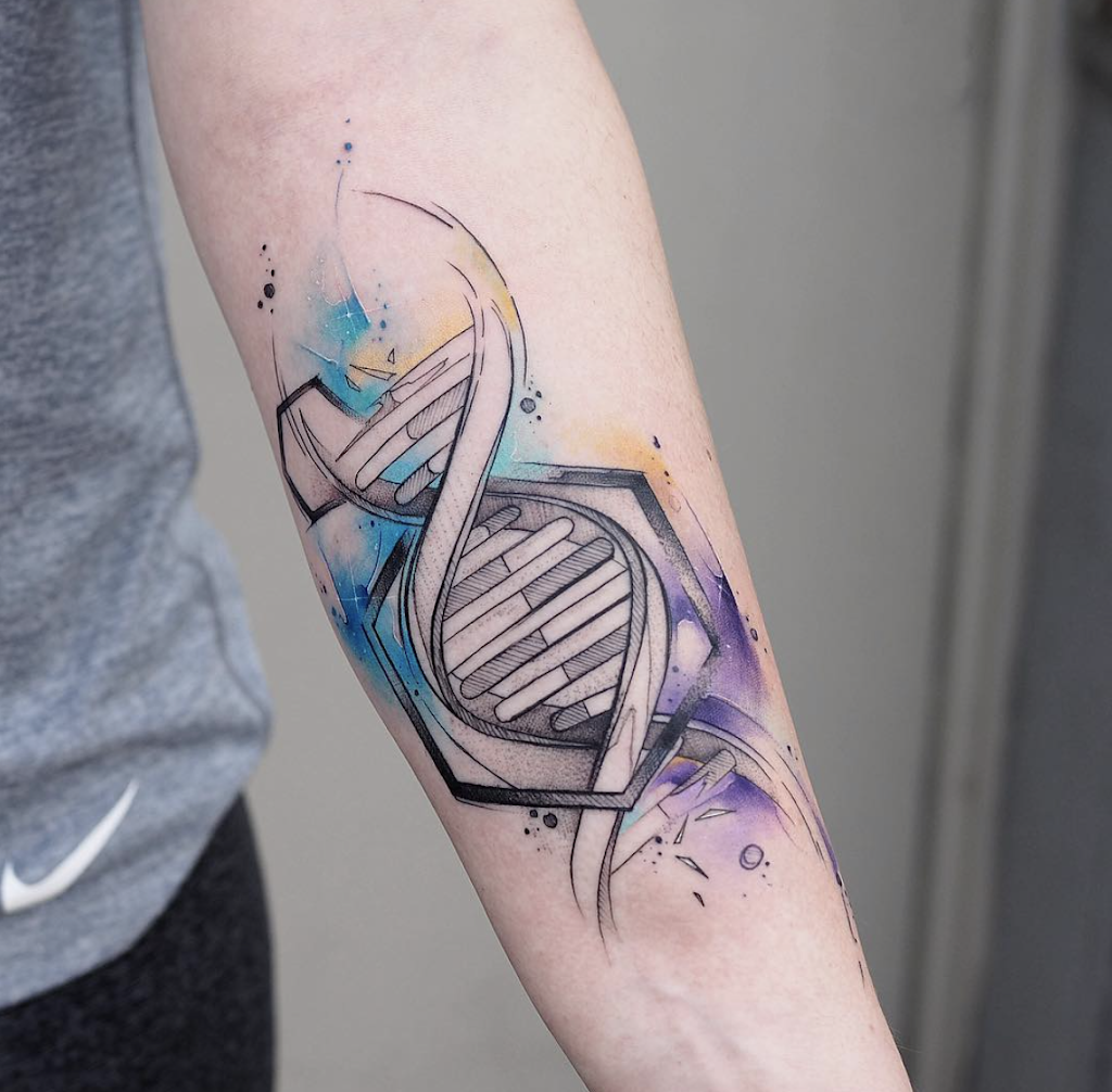 Fleur Noire Tattoo All in Brooklyn, New York