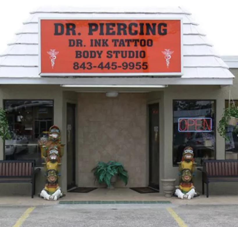 Dr Ink Tattoo Exterior in Myrtle Beach, South Carolina