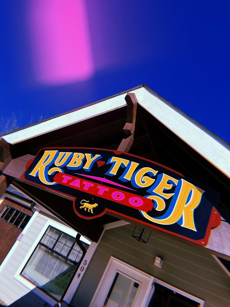 Ruby Tiger Tattoo