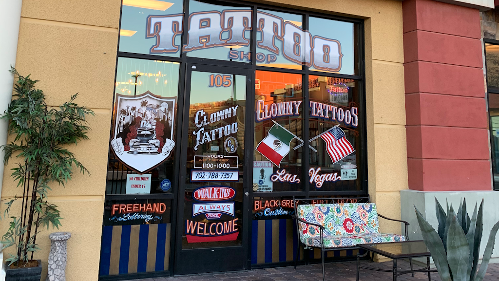 Clowny Tattoos and body piercing