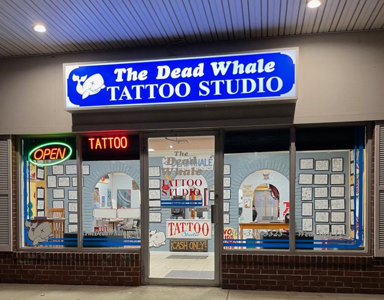 The Dead Whale Tattoo Studio Exterior in Old Saybrook, Connecticut