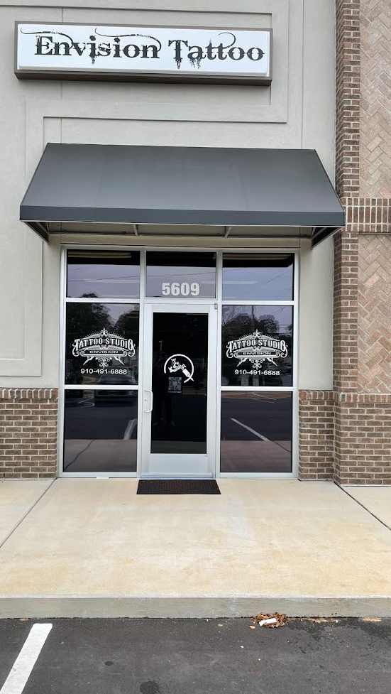 Envision Tattoo Exterior in Fayetteville, North Carolina