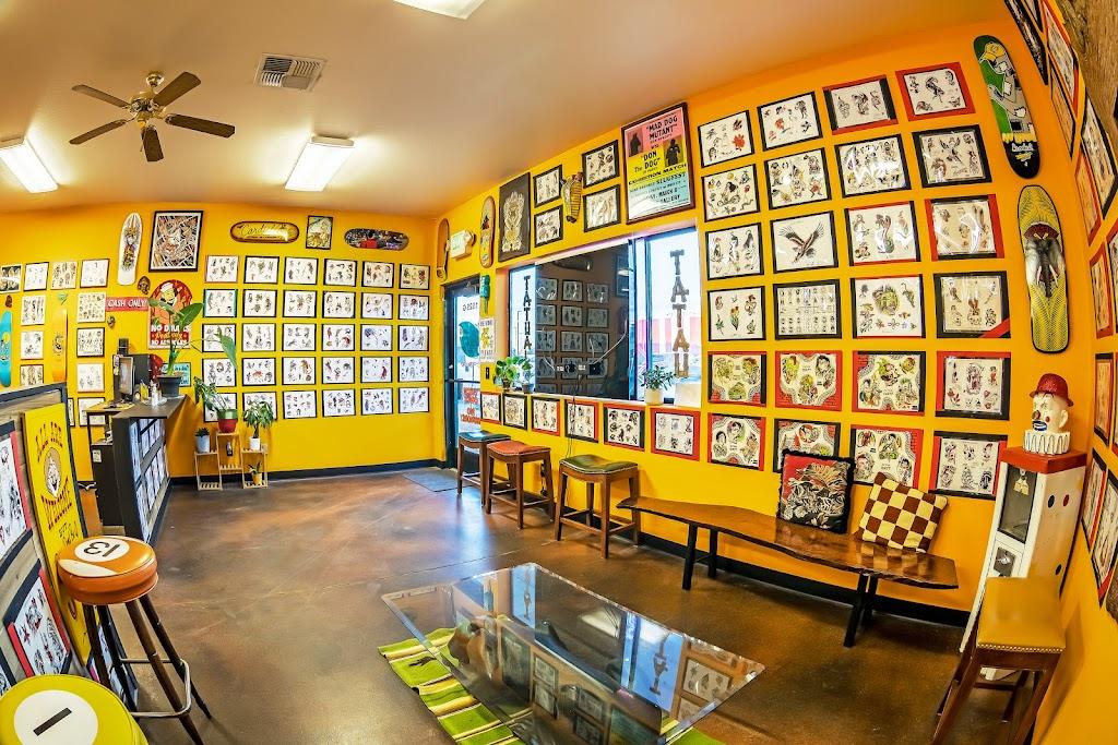 Flaming Sword Tattoo Inside in Fallon, Nevada