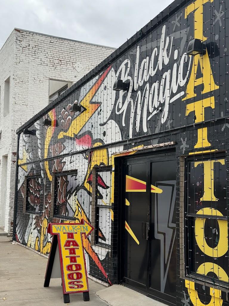 Black Magic Tattoo Exterior in Oklahoma City, Oklahoma