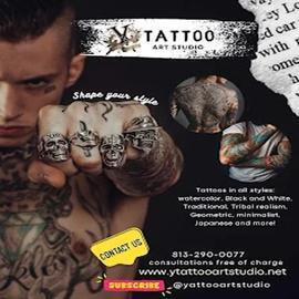 Y Tattoo Art Studio Latest in Tampa, Florida