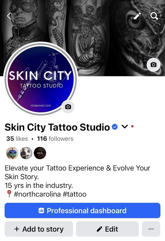 Skin City Tattoo Studio Latest in Monroe, North Carolina