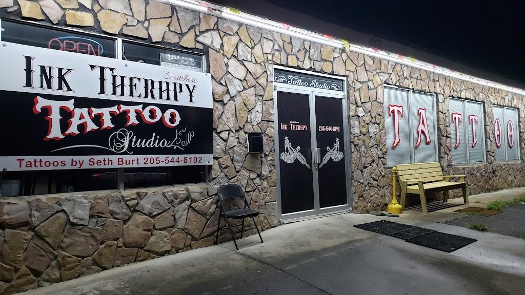 Scottsboro Ink Therapy Tattoo Studio Exterior in Scottsboro, Alabama