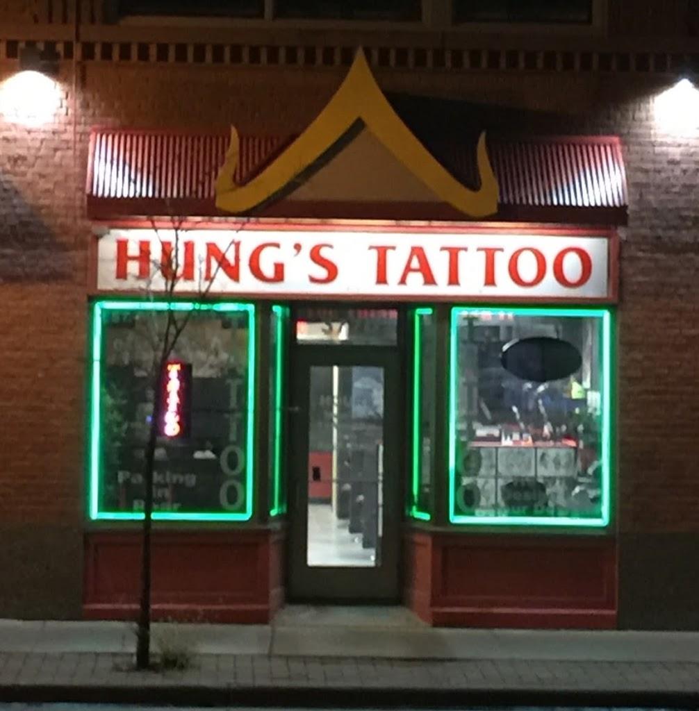Hung's Tattoo Parlor Exterior in St Paul, Minnesota