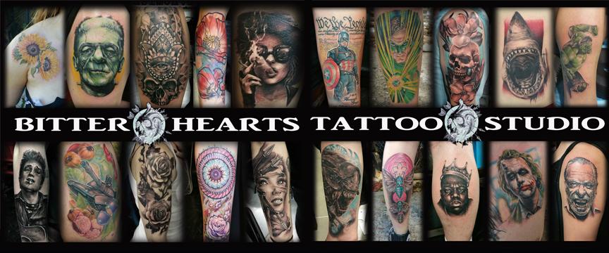 Bitter Hearts Tattoo