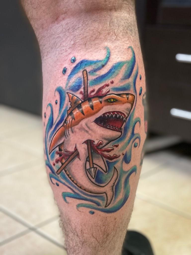 Neon Raptor Tattoo Tattoo in Milton, West Virginia