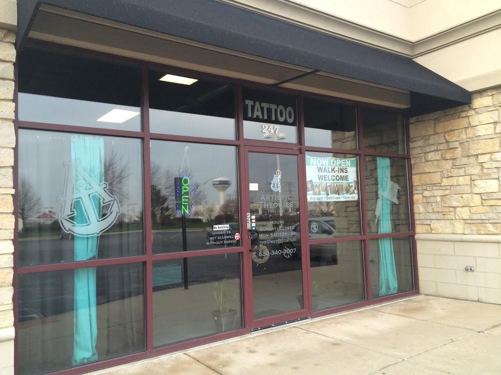 Artistic Theories Tattoo & Gallery Exterior in North Aurora, Illinois