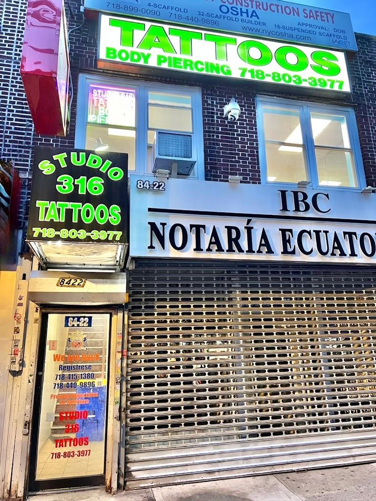 studio 316 Tattoo & Body Piercing Exterior in Jackson Heights, New York