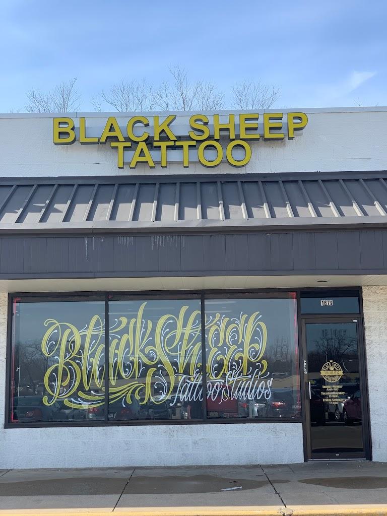 Black Sheep Tattoo Studios Exterior in Ravenna, Ohio