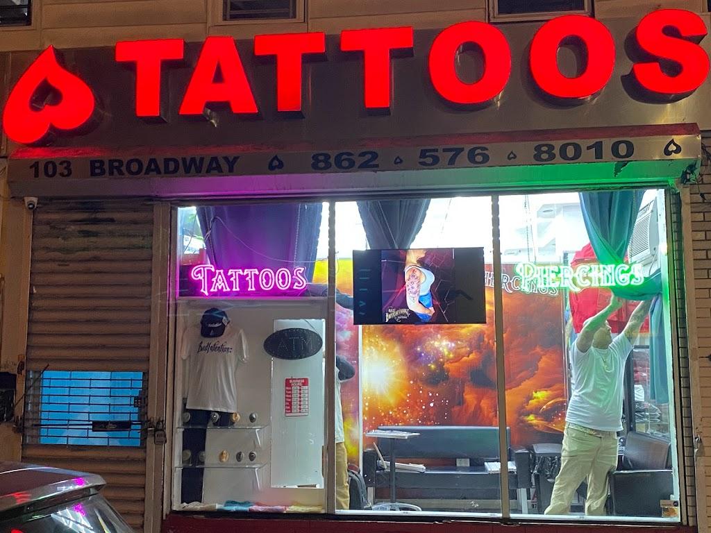 Bad Intentionz Tattoo & Piercings Studio Exterior in Newark, New Jersey