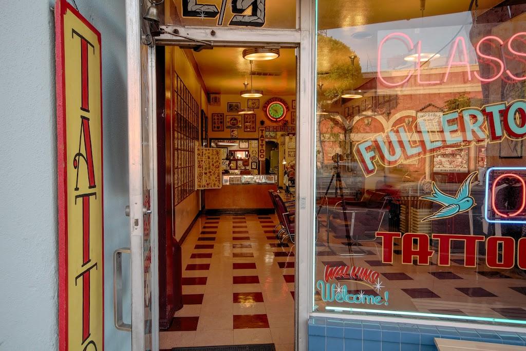 Classic Tattoo Parlor Exterior in Fullerton, California