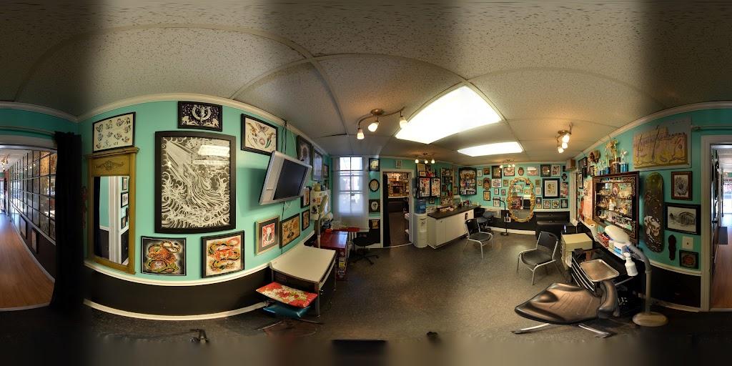 Have Fun Be Lucky Tattoo Inside in Baltimore, Maryland