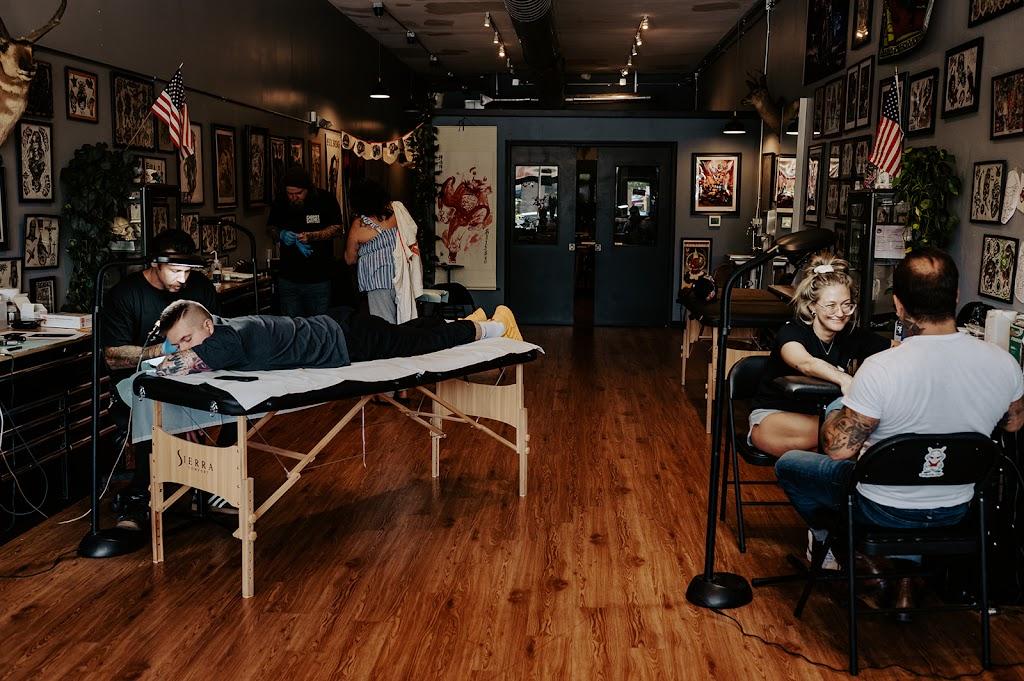 Two Sons Tattoo Inside in Cleveland, Ohio