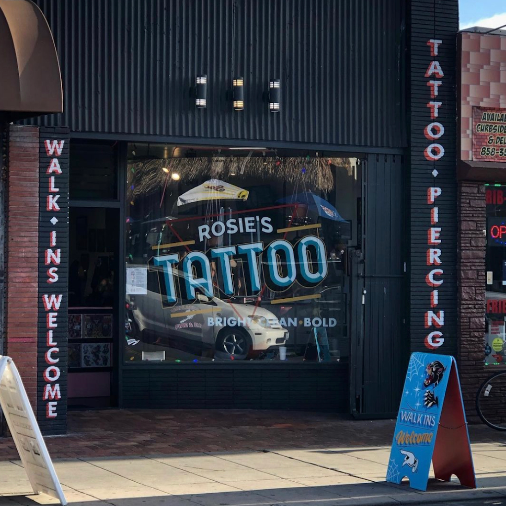 Rosie's Tattoo Exterior in San Diego, CA