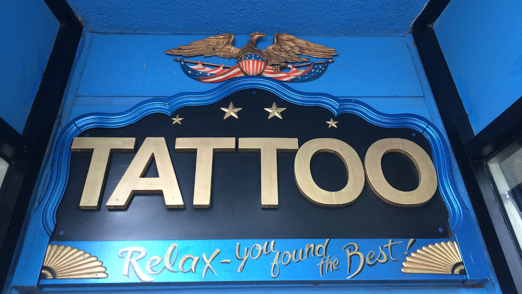 Blue Line Tattoo