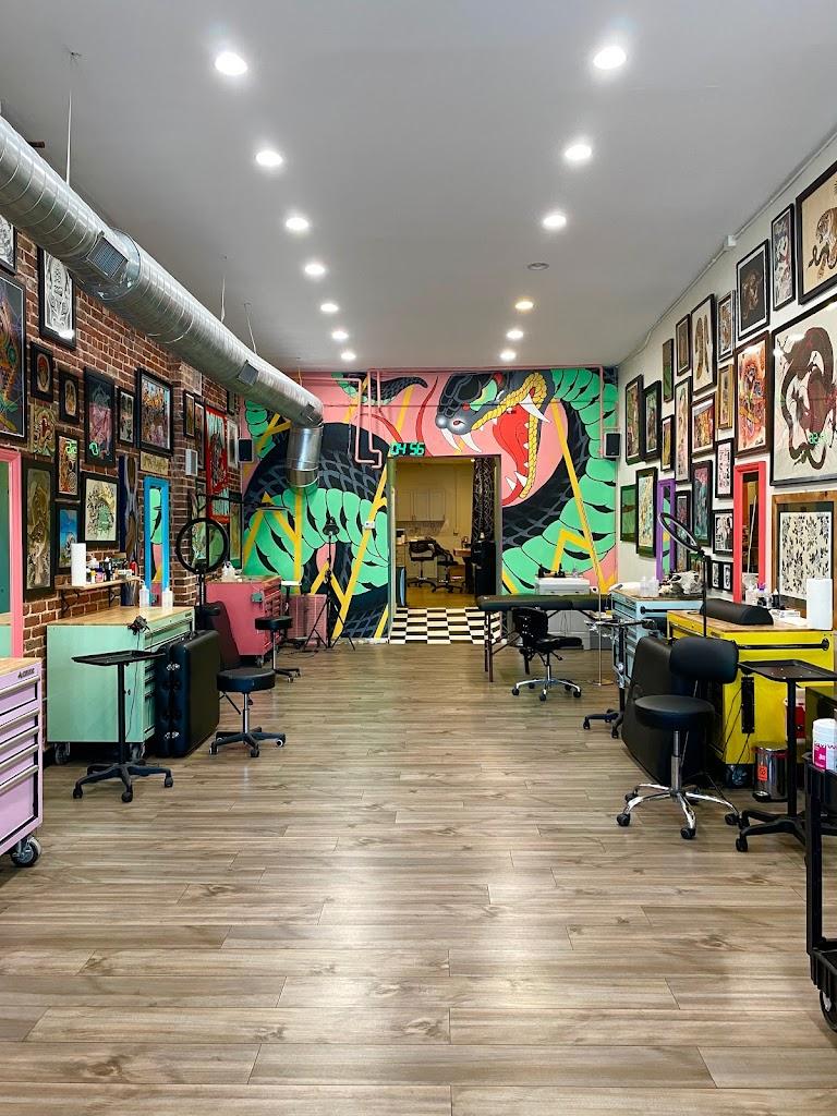 Rainbow Demon Tattoo Inside in Denver, Colorado