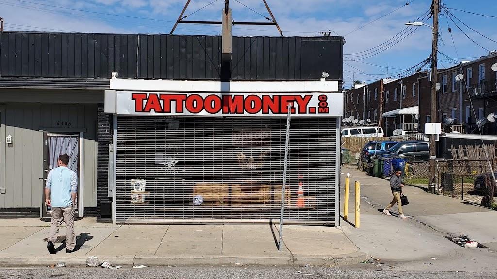 The New American Tattoo Company aka Tattoomoney Exterior in Baltimore, Maryland