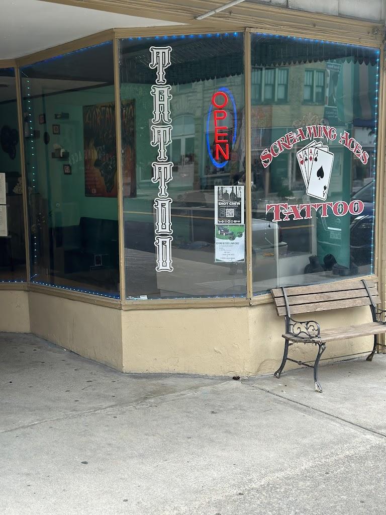 Screaming Aces Tattoo shop Exterior in Mt Sterling, Kentucky