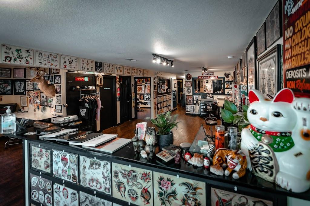 Black Dagger Tattoo Inside in Austin, Texas